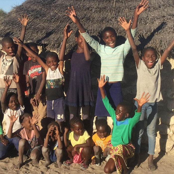 Kinder aus Sivara in Namibia